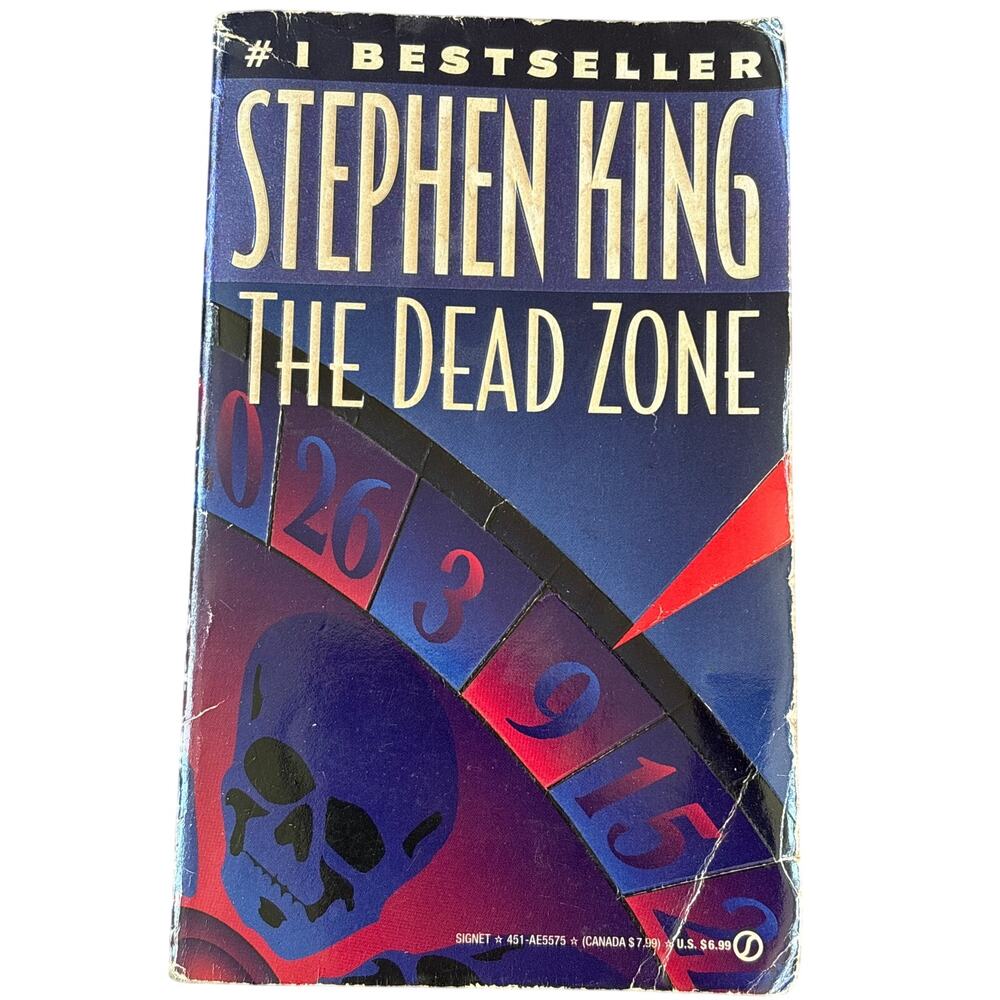 Stephen King The Dead Zone paperback book 1980 horror novel retro